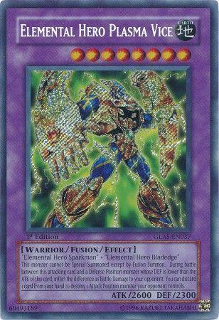 Elemental Hero Plasma Vice [1st Edition] GLAS-EN037
