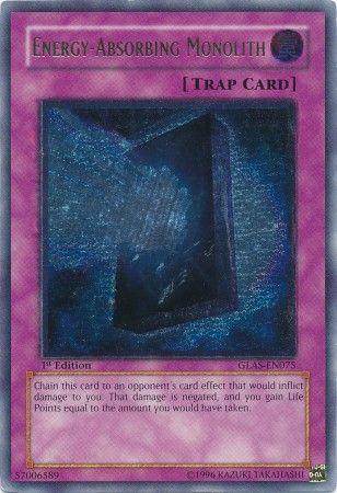Energy-Absorbing Monolith [Ultimate Rare 1st Edition] GLAS-EN075