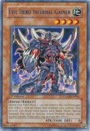 Evil HERO Infernal Gainer  [1st Edition] GLAS-EN004