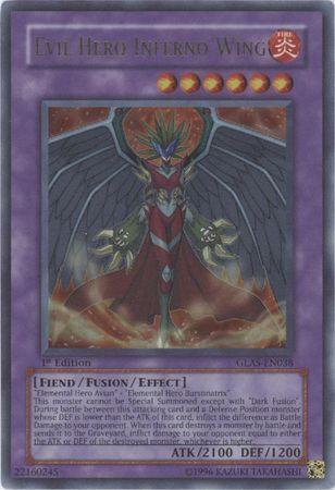 Evil HERO Inferno Wing  [1st Edition] GLAS-EN038
