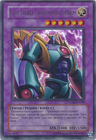 Evil HERO Lightning Golem GLAS-EN039
