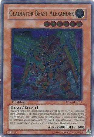 Gladiator Beast Alexander [Ultimate Rare 1st Edition] GLAS-EN017