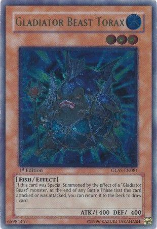 Gladiator Beast Torax [Ultimate Rare 1st Edition] GLAS-EN081