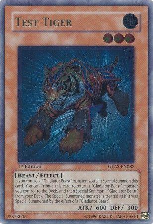 Test Tiger [Ultimate Rare 1st Edition] GLAS-EN082