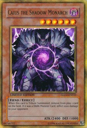 Caius the Shadow Monarch GLD2-EN033
