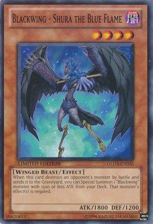 Blackwing - Shura the Blue Flame GLD3-EN025
