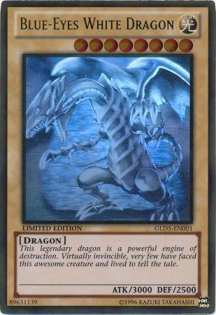Blue-Eyes White Dragon GLD5-EN001