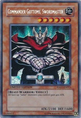 Commander Gottoms, Swordmaster [1st Edition] HA01-EN013