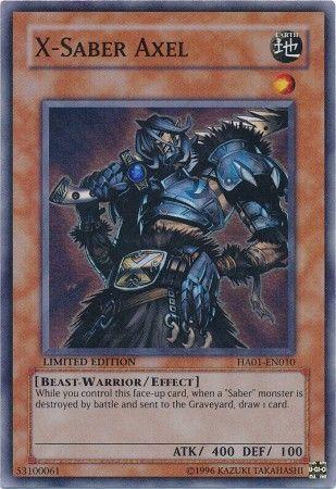 X-Saber Axel [1st Edition] HA01-EN010