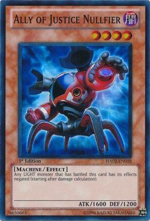Ally of Justice Nullfier [1st Edition] HA02-EN018