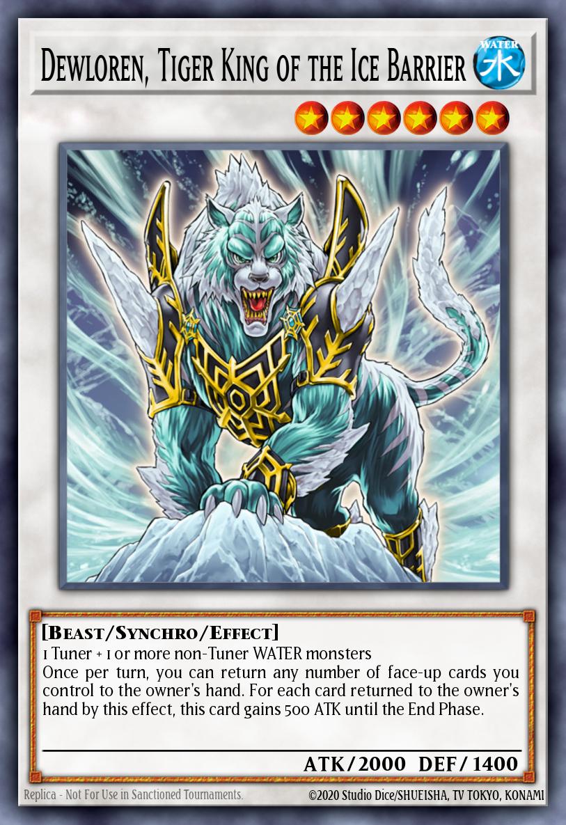Dewloren, Tiger King of the Ice Barrier HA02-EN027