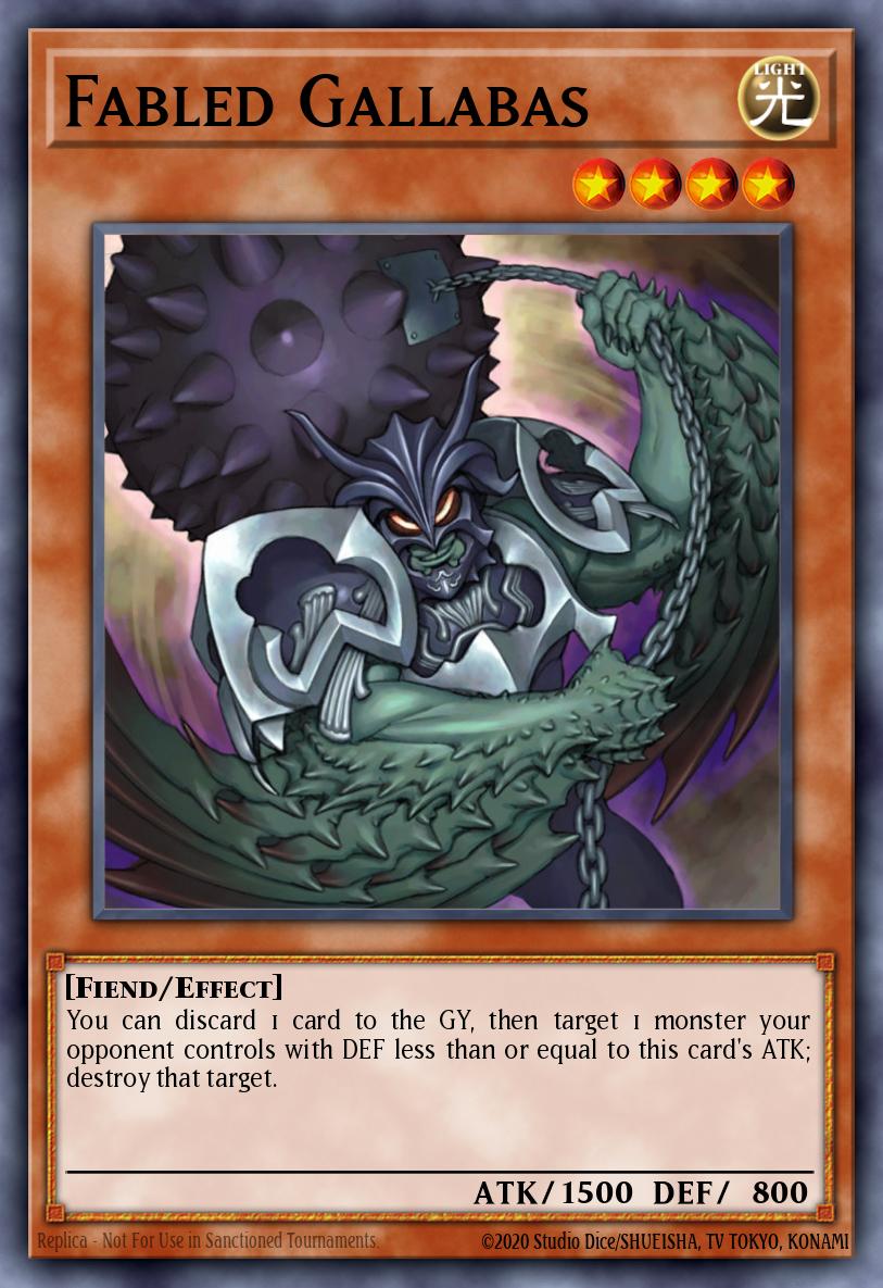 Fabled Gallabas [1st Edition] HA02-EN033