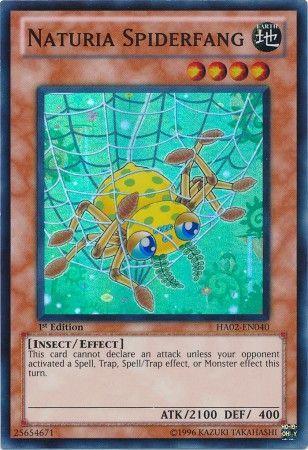 Naturia Spiderfang [1st Edition] HA02-EN040