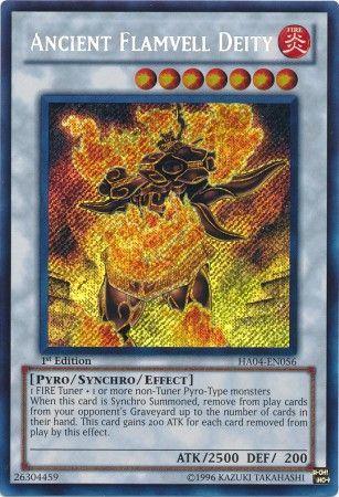 Ancient Flamvell Deity [1st Edition] HA04-EN056