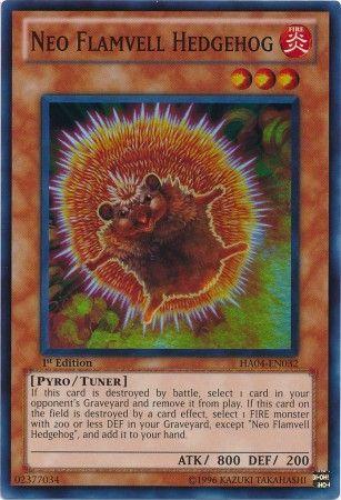 Neo Flamvell Hedgehog [1st Edition] HA04-EN032