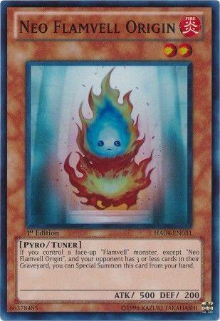 Neo Flamvell Origin [1st Edition] HA04-EN031