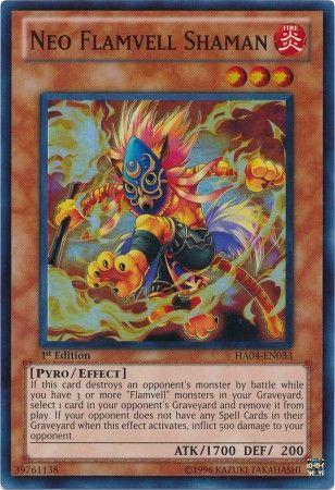 Neo Flamvell Shaman [1st Edition] HA04-EN033