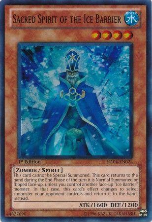 Sacred Spirit of the Ice Barrier [1st Edition] HA04-EN024