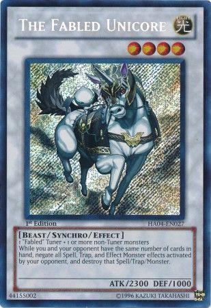 The Fabled Unicore [1st Edition] HA04-EN027