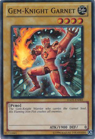 Gem-Knight Garnet HA05-EN001