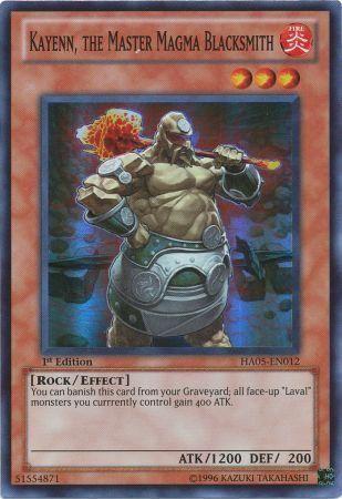 Kayenn, the Master Magma Blacksmith [1st Edition] HA05-EN012