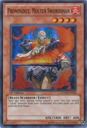 Prominence, Molten Swordsman [1st Edition] HA05-EN010