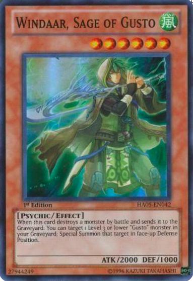 Windaar, Sage of Gusto [1st Edition] HA05-EN042