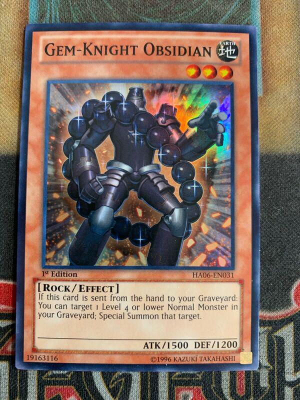 Gem-Knight Obsidian [1st Edition] HA06-EN031