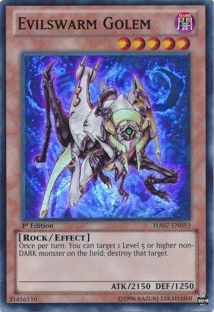 Evilswarm Golem [1st Edition] HA07-EN053