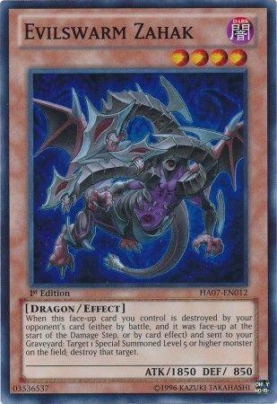Evilswarm Zahak [1st Edition] HA07-EN012