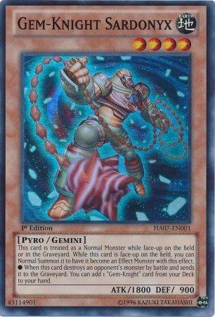 Gem-Knight Sardonyx [1st Edition] HA07-EN001