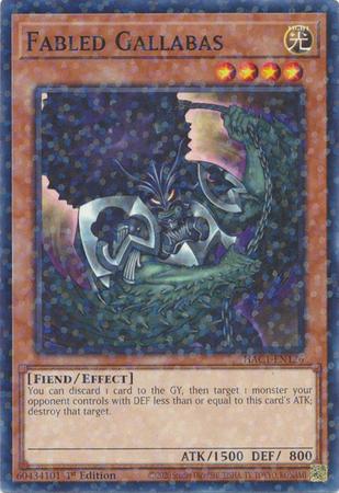 Fabled Gallabas [Dual Terminal 1st Edition] HAC1-EN126