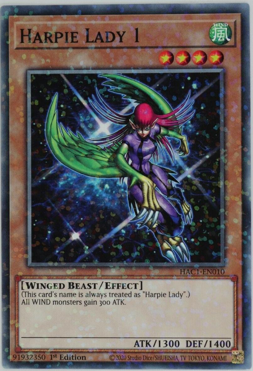 Harpie Lady 1 [Dual Terminal 1st Edition] HAC1-EN010
