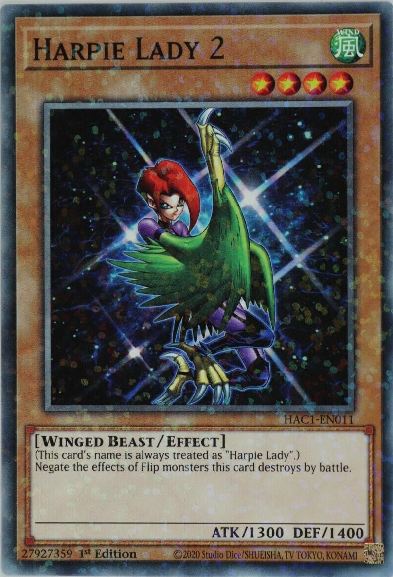 Harpie Lady 2 [Dual Terminal 1st Edition] HAC1-EN011