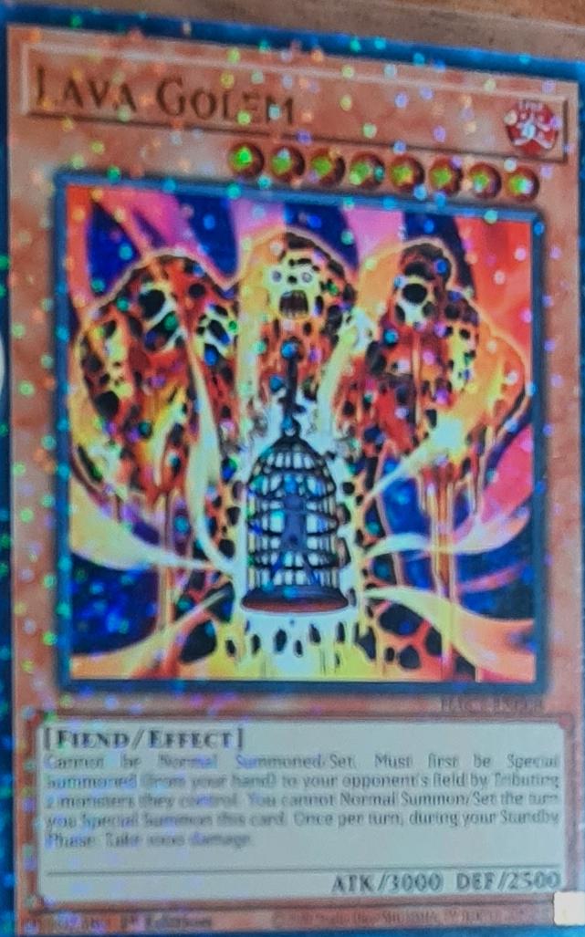 Lava Golem [Star Foil 1st Edition] HAC1-EN008