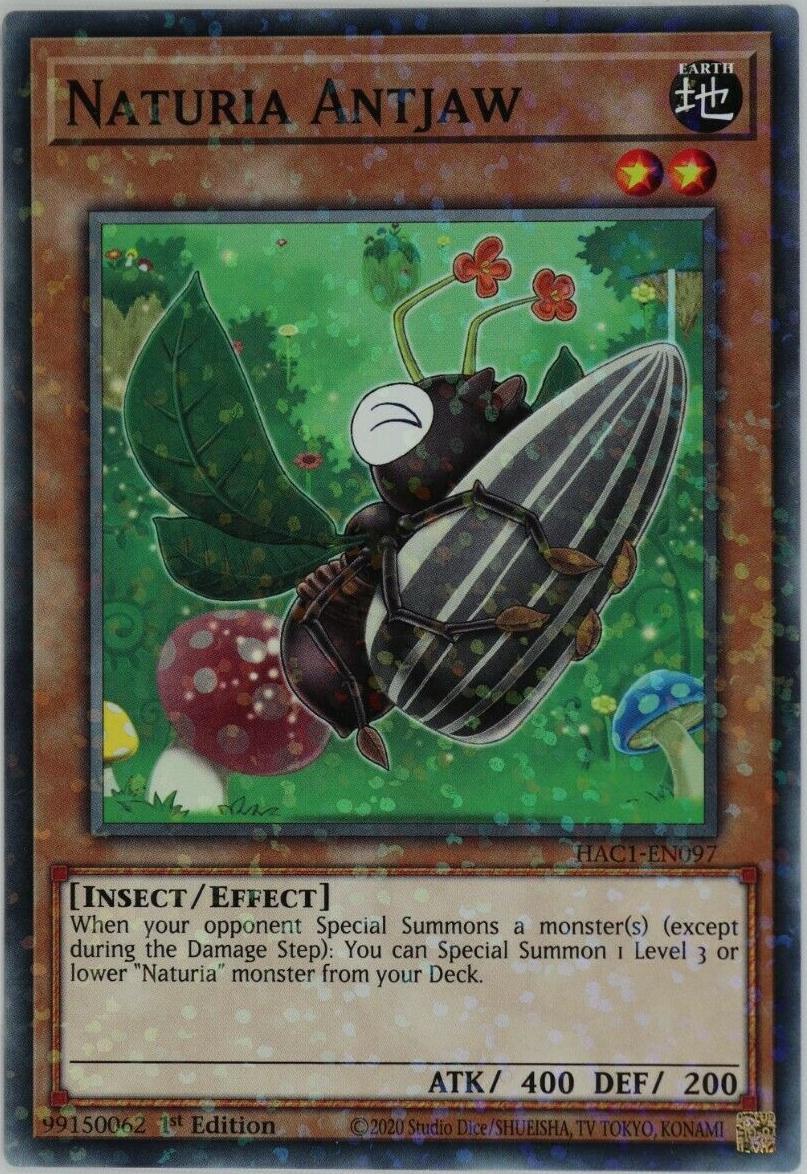 Naturia Antjaw [Dual Terminal 1st Edition] HAC1-EN097