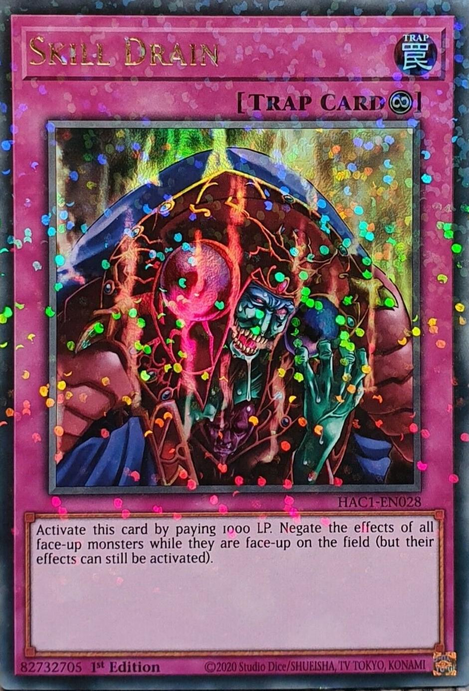 Skill Drain [Star Foil 1st Edition] HAC1-EN028