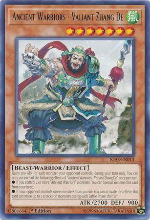 Ancient Warriors - Valiant Zhang De [1st Edition] IGAS-EN013
