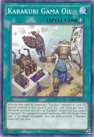 Karakuri Gama Oil IGAS-EN058