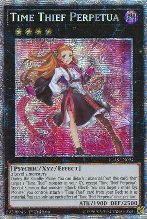 Time Thief Perpetua [Starlight Rare 1st Edition] IGAS-EN094