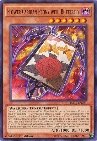 Flower Cardian Peony with Butterfly [1st Edition] INOV-EN014