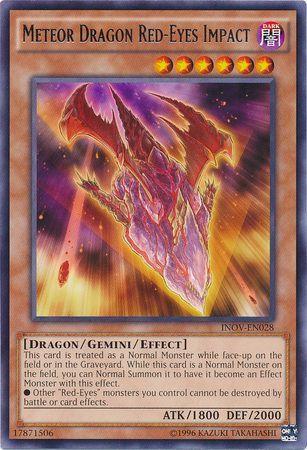 Meteor Dragon Red-Eyes Impact INOV-EN028