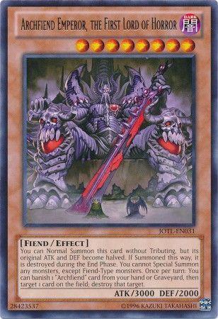 Archfiend Emperor, the First Lord of Horror JOTL-EN031