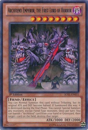 Archfiend Emperor, the First Lord of Horror [1st Edition] JOTL-EN031