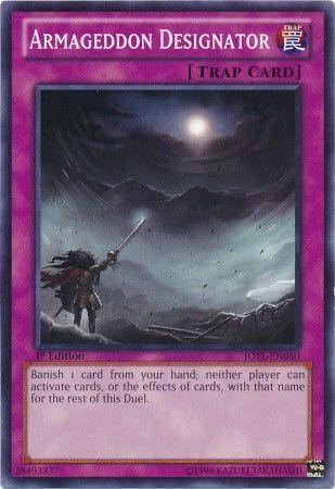 Armageddon Designator [1st Edition] JOTL-EN080