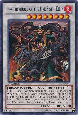 Brotherhood of the Fire Fist - Kirin [1st Edition] JOTL-EN042