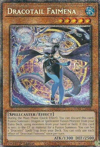 Dracotail Faimena [Starlight Rare] JUSH-EN002