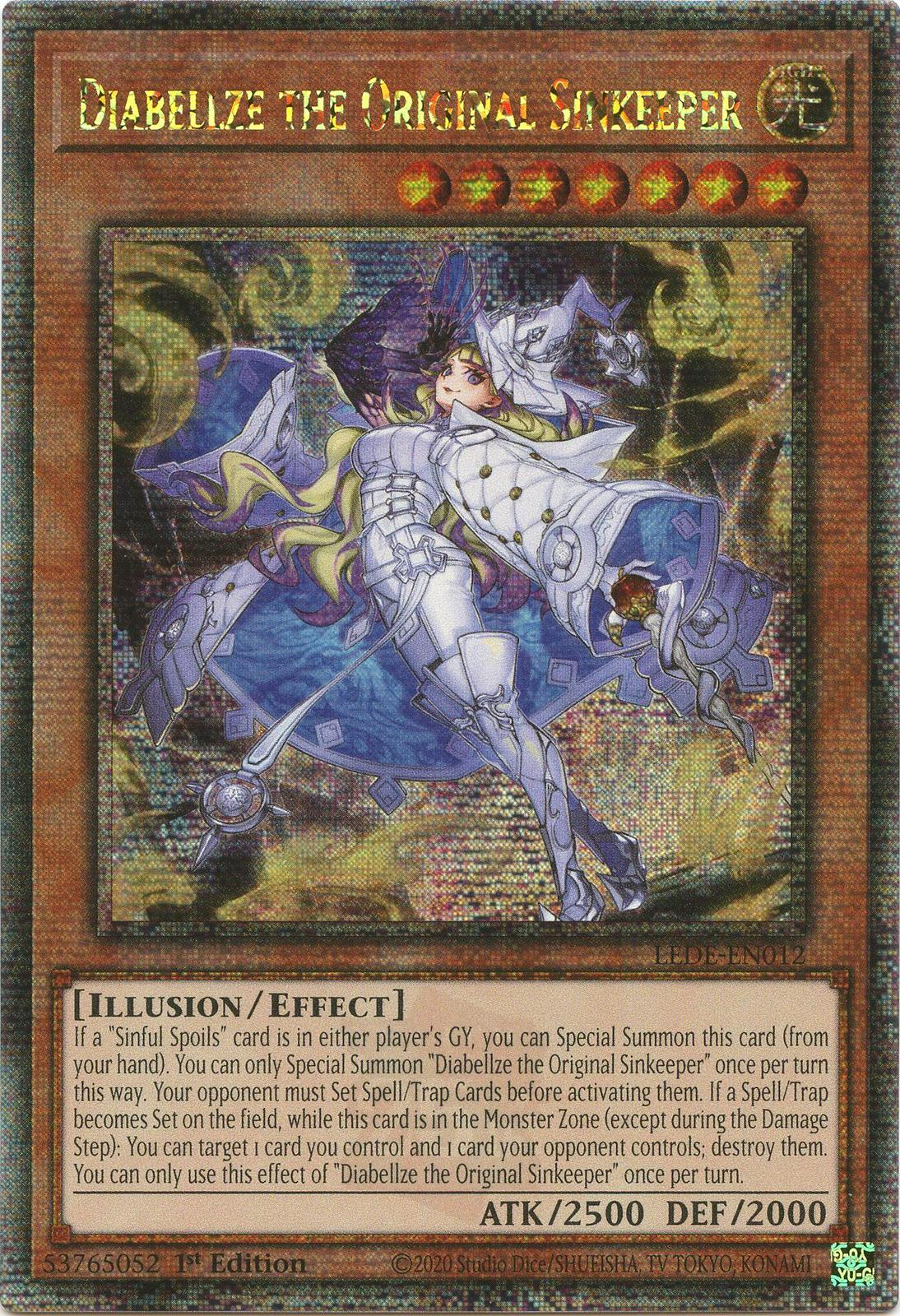 Diabellze the Original Sinkeeper [Quarter Century Secret Rare] LEDE-EN012