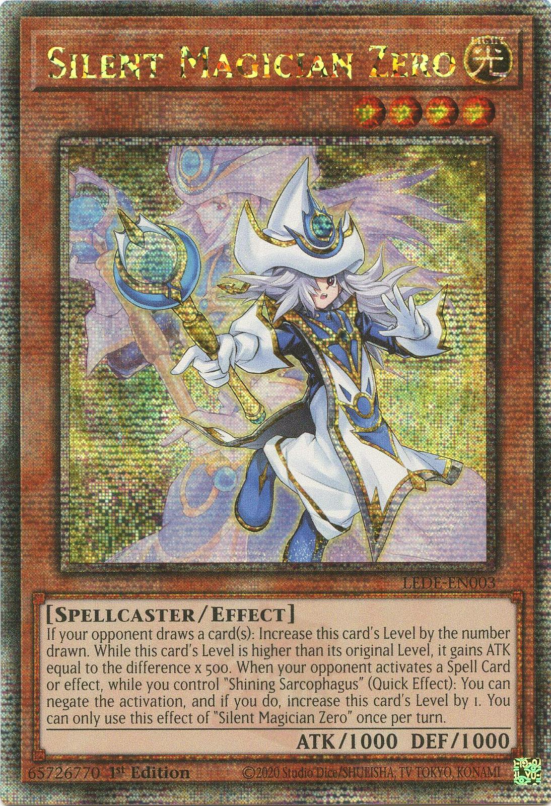Silent Magician Zero [Quarter Century Secret Rare] LEDE-EN003