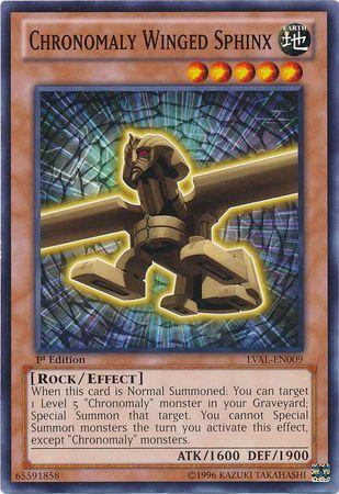 Chronomaly Winged Sphinx [1st Edition] LVAL-EN009